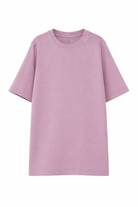 T-shirt per bambino Rick Owens viola a girocollo BG01F3274RNP 36 RICK OWENS KIDS 