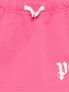 Gonna per bambina Palm Angels Kids rosa con vita elasticizzata PGCK001S26FLE001 044 PALM ANGELS KIDS 