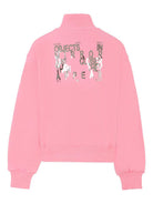 Felpa per bambina MSGM Kids rosa con collo rialzato F5MSJGSW188 MS038 MSGM KIDS 