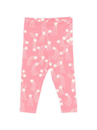 Leggins per neonata Mini Rodini rosa con stampa stelle all-over 26230134NB PINK MINI RODINI 