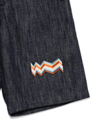 Shorts per bambino Missoni Kids blu con effetto denim con bottoni MY6R09 D0136 621 MISSONI KIDS 