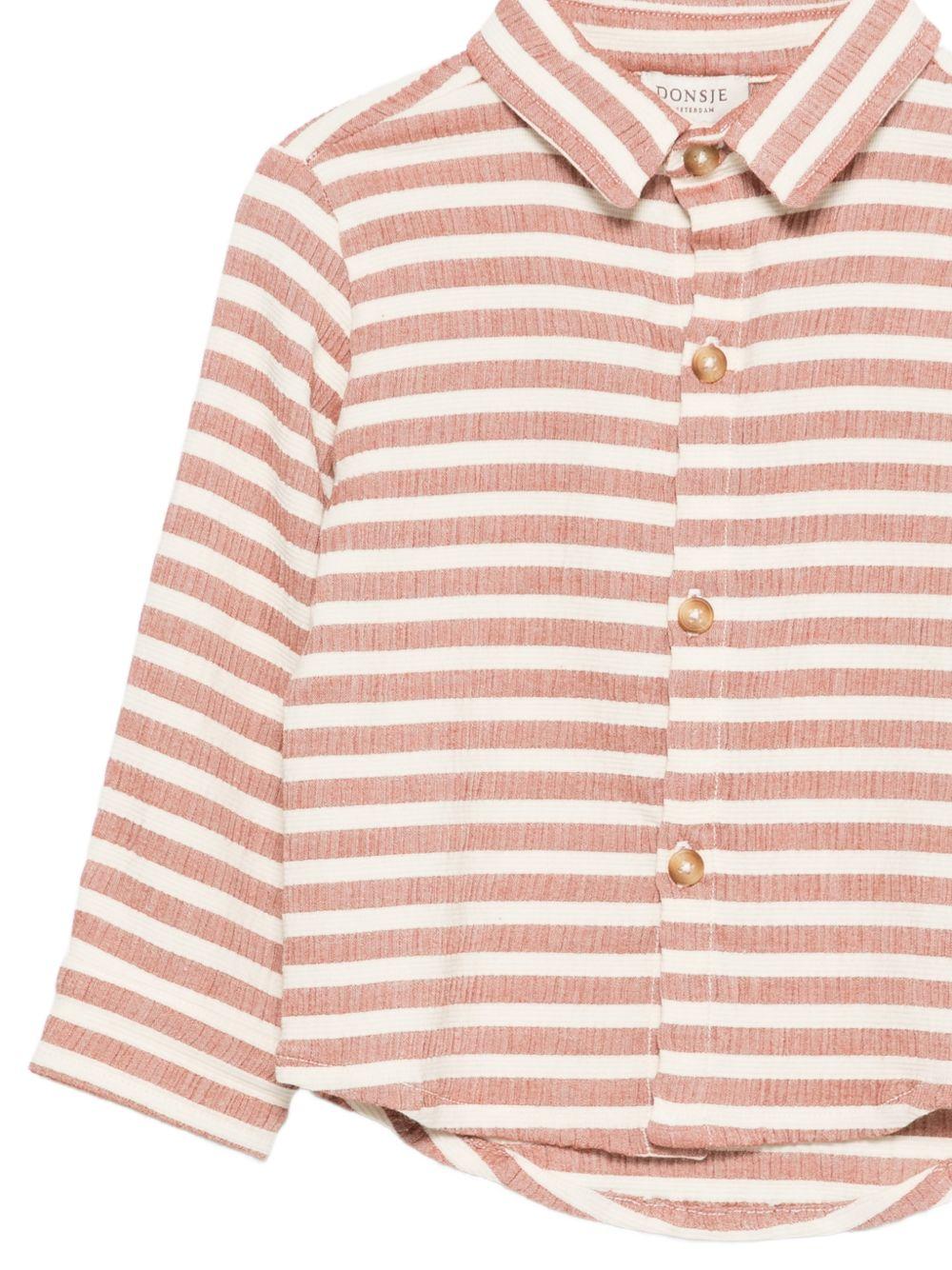 Camicia Leom per neonato Donsje multicolor con motivo a righe 4116500 S0001 DONSJE KIDS 