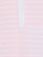 Set tutina e bavaglino per neonata Balmain Kids rosa con motivo a righe BYB000 Z3657 51EBC BALMAIN KIDS 