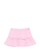 Gonna per neonata Moschino Kids rosa con stampa ciliegie MDJ01OLAA02 51473 MOSCHINO KIDS 