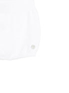 Set due pezzi per neonati Paz Rodriguez bianchi con dettaglio bottone 103-123690 01 PaZ RODRIGUEZ 