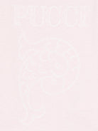 T-shirt per bambina Emilio Pucci Junior rosa con stampa grafica PY8A71 Z3672 51E EMILIO PUCCI KIDS 