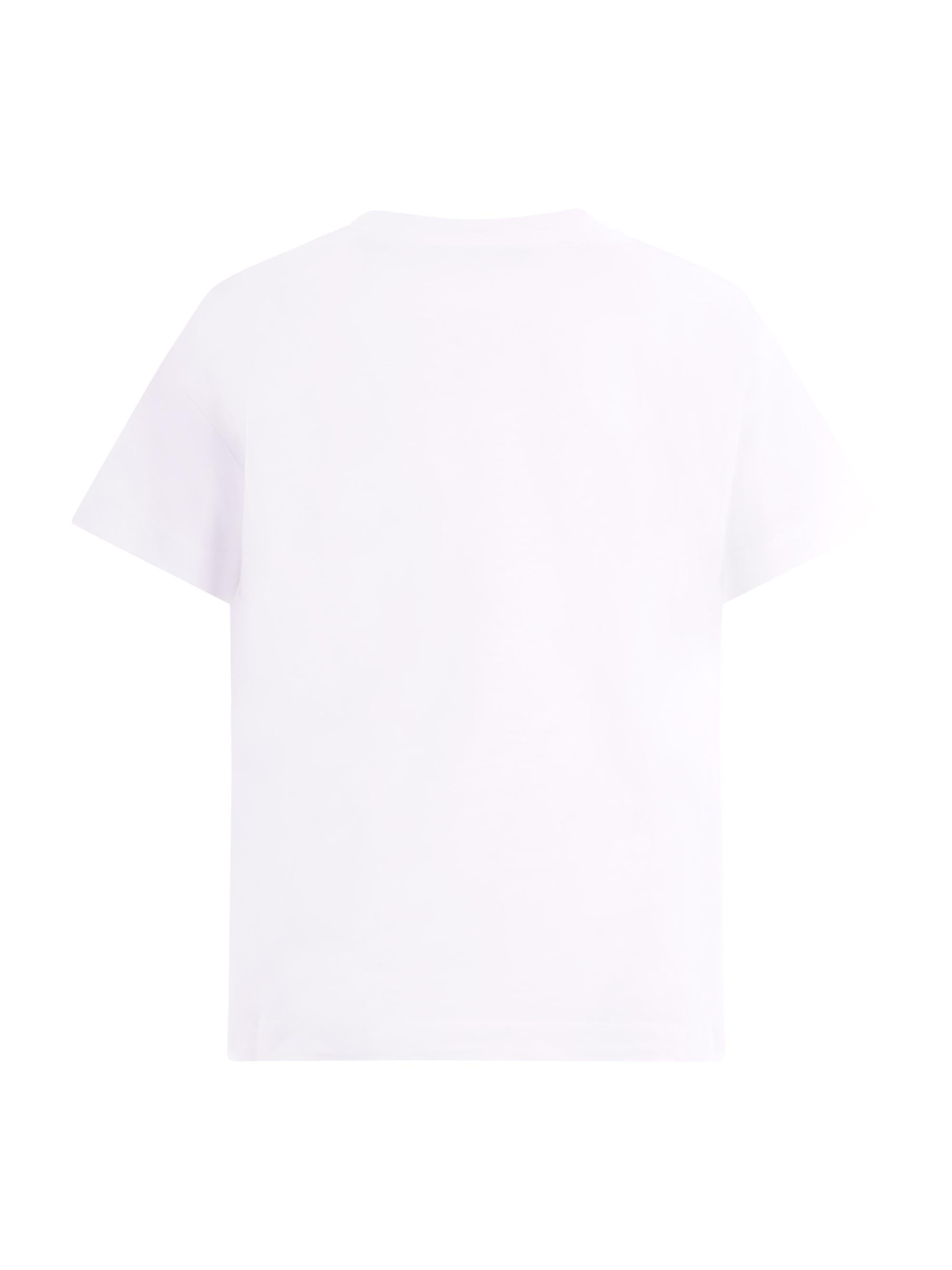 T-shirt per bambino Balmain Kids bianca con logo sul davanti BY8B11 Z3672 100NE BALMAIN KIDS 