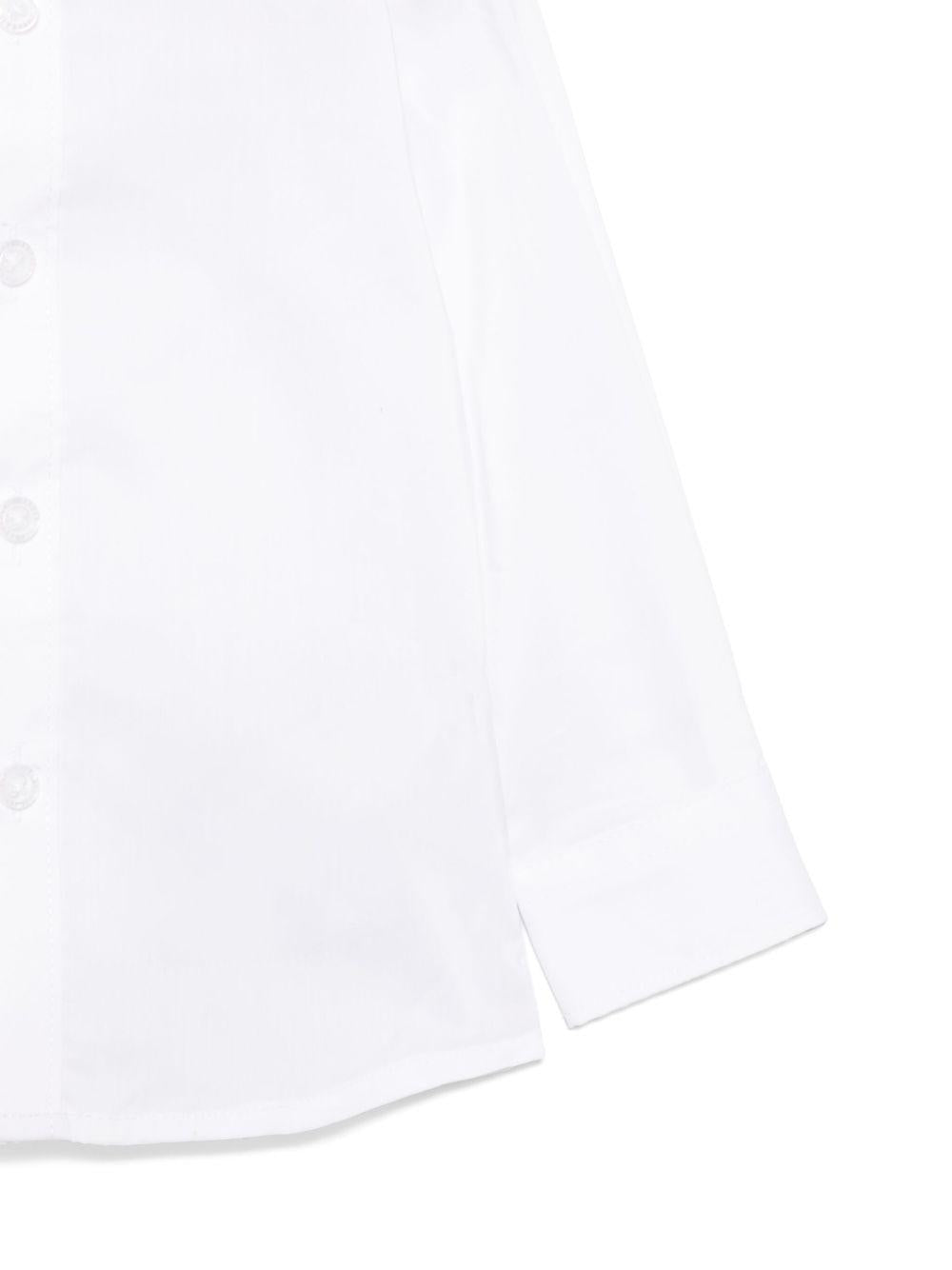 Camicia per neonato TRUSSARDI JUNIOR bianco con stampa TIP25091CA WHITE TRUSSARDI JUNIOR 