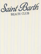 Telo mare MC2 Saint Barth beige e giallo con motivo a righe FOUL002 02600L MC2 ST. BARTH KIDS 