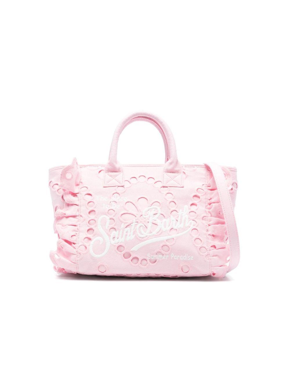 Borsa Colette MC2 Saint Barth rosa in pizzo sangallo COL0027 00411L MC2 ST. BARTH KIDS 