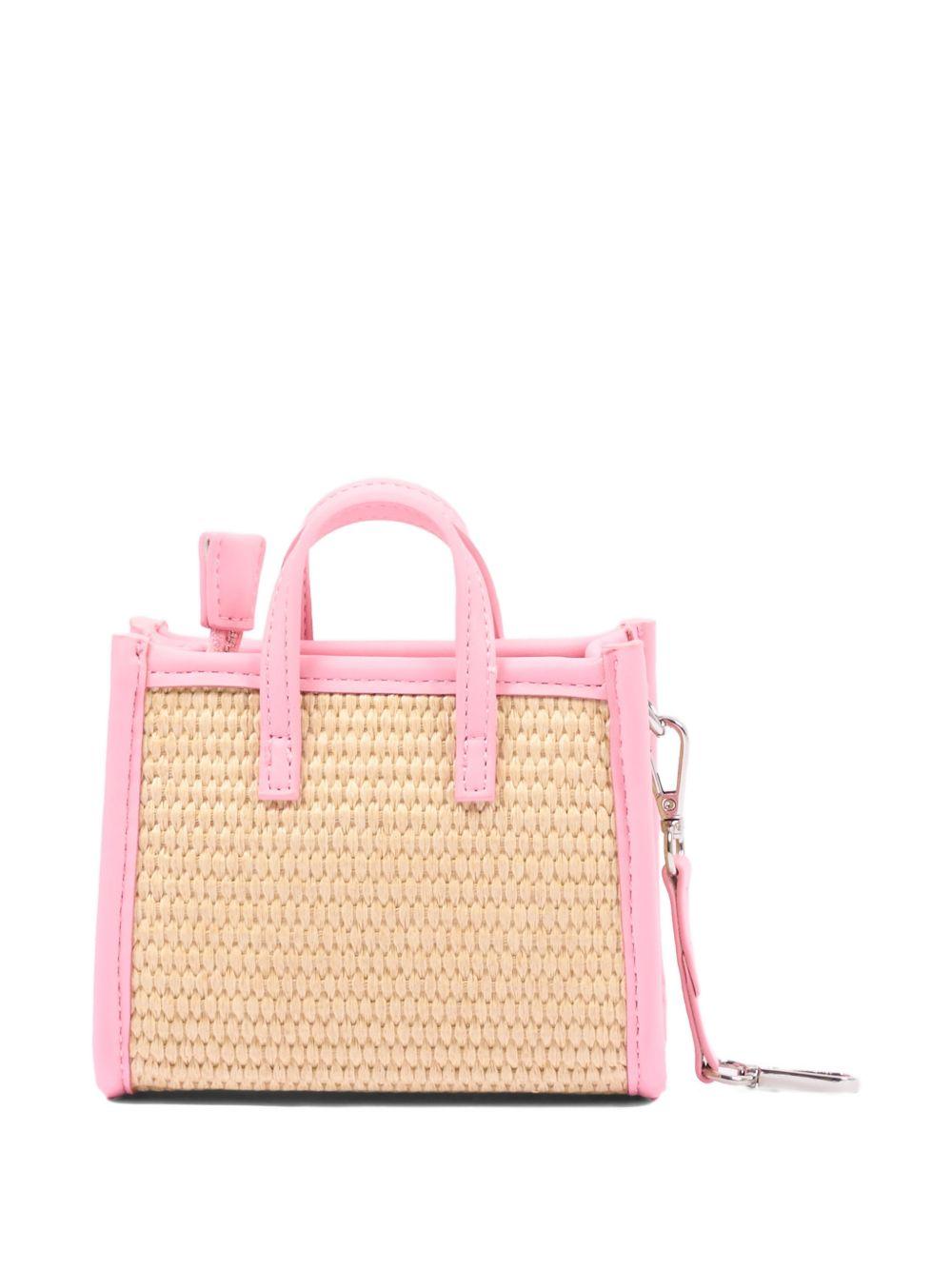 Borsa Vivian Micro MC2 Saint Barth beige con bordo a contrasto VIMS001 00415L MC2 ST. BARTH KIDS 