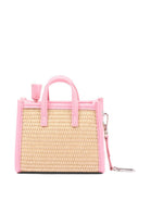 Borsa Vivian Micro MC2 Saint Barth beige con bordo a contrasto VIMS001 00415L MC2 ST. BARTH KIDS 