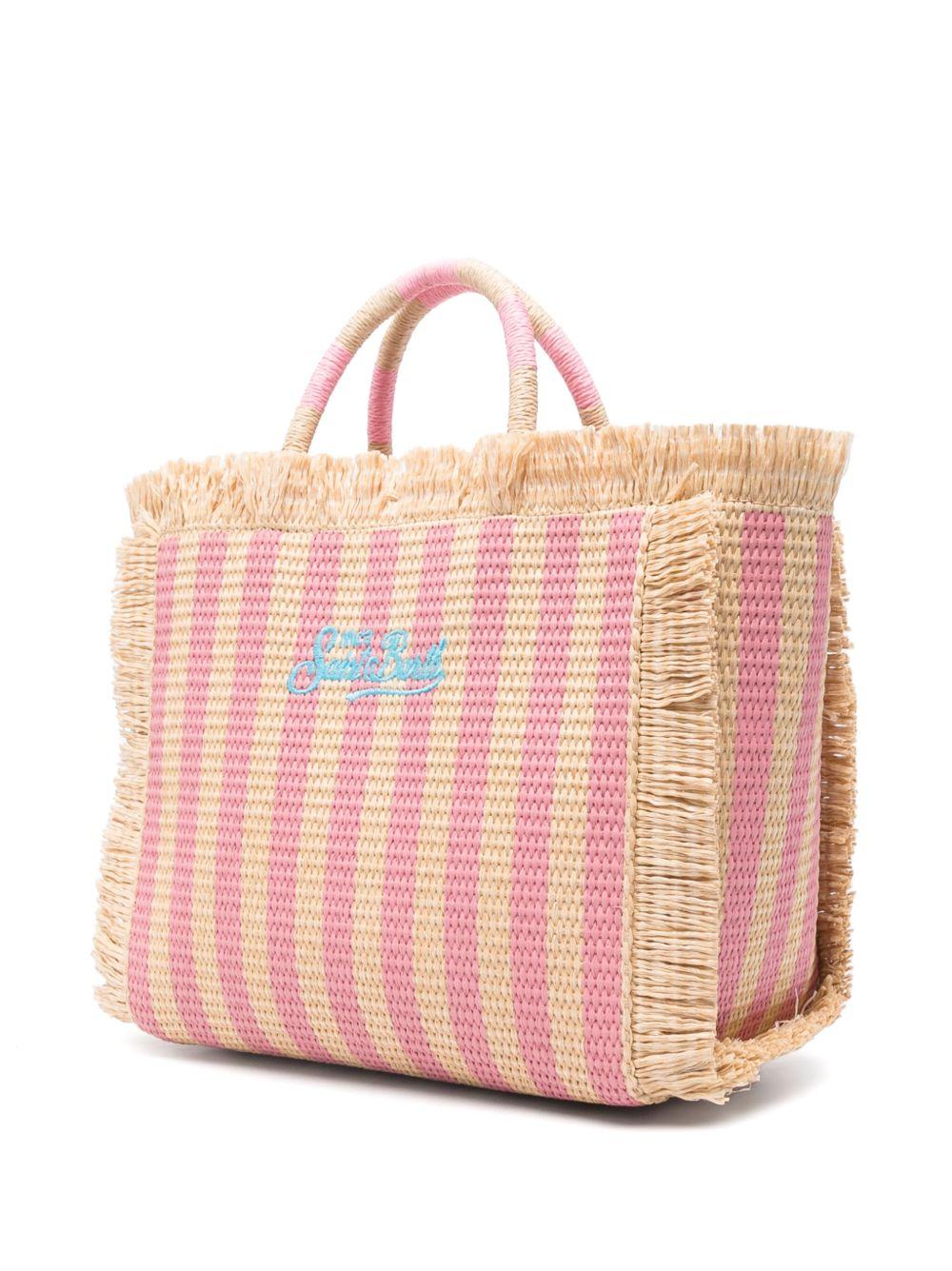 Borsa Colette MC2 Saint Barth multicolore con logo ricamato sul davanti COL0017 00407L MC2 ST. BARTH KIDS 