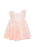 Abito per neonata Tartine Et Chocolat rosa con ricami floreali CC30191 32 TArtine & Chocolat KIDS 