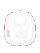 Bavaglino per neonati Monnalisa bianco constampa grafica 35G013 7084 0099 MONNALISA KIDS 