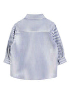 Camicia per neonato Kenzo Kids blu a righe con bottoni K61280 780 KENZO KIDS 