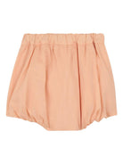 Set neonata Chloé Kids arancione pesca con ricamo e ruches C20923 440 CHLOE' KIDS 