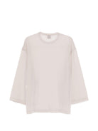T-shirt per donna Alysi rosa con effetto semi-trasparente 116437 P6208 CP ALYSI 