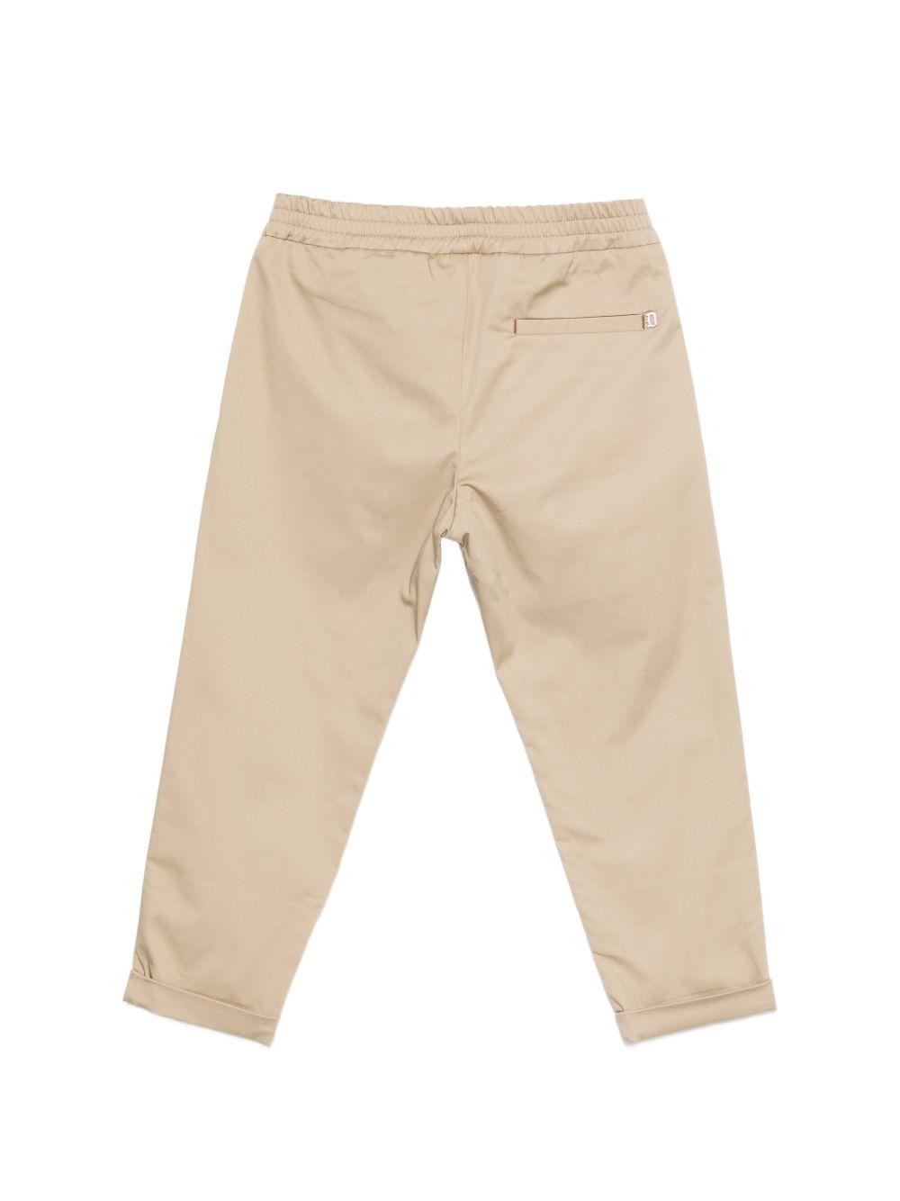 Pantaloni per bambino DONDUP Kids beige con vita elasticizzata DMPA1830RA029 0037 DONDUP KIDS 