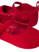 Ballerine primi passi per neonata Christian Louboutin Kids rosse con cinturino 1260308 R251 CHRISTIAN LOUBOUTIN KIDS 