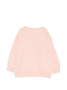 Felpa per bambina Konges Sløjd rosa con ricamo ciliegie KS104947 SAND KONGES SLOJD KIDS 