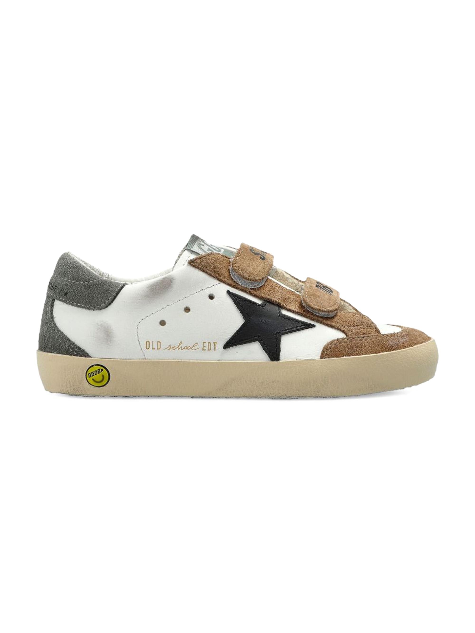 Sneakers Old School per bambino Golden Goose Kids bianche con applicazione stella F00924F008035 83245 GOLDEN GOOSE KIDS 