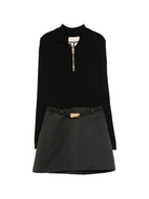 Abito per bambina Elisabetta Franchi La Mia Bambina nero con cerniera EFAB6210FL229 D748 ElISABETTA FRANCHI 