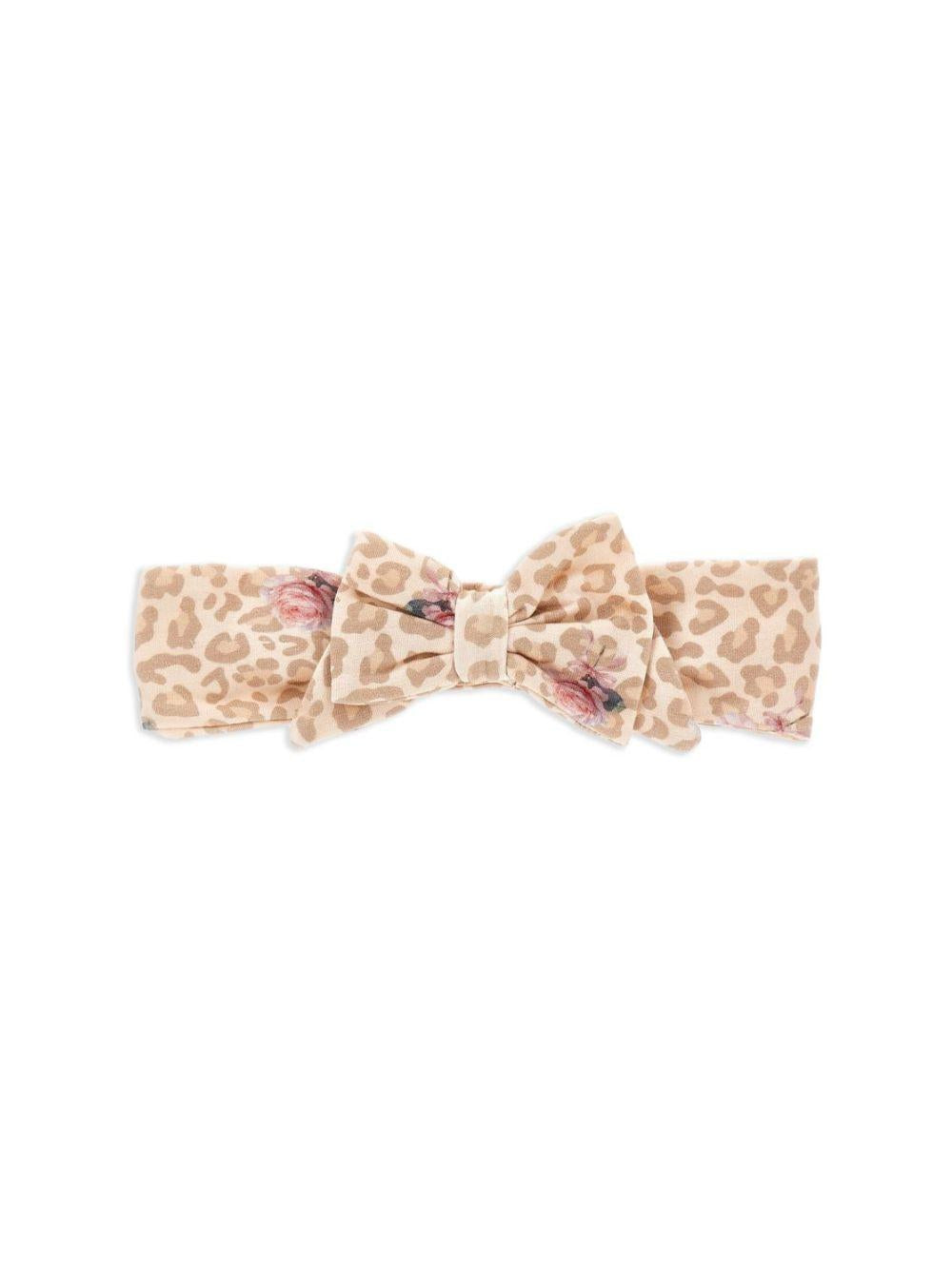 Fascia per neonata Monnalisa Kids beige con stampa leopardata 39H004 8009 0080 MONNALISA KIDS 