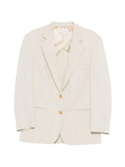 Blazer per donna Alyisi beige con design a righe 116807 P6057 BURRO ALYSI 