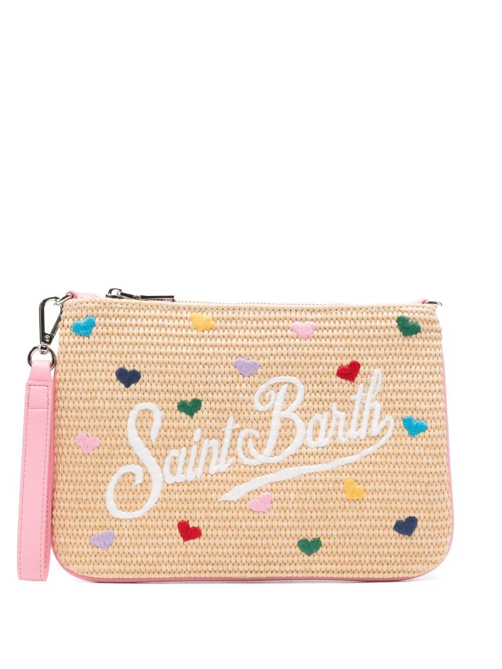 Pochette Parisienne MC2 Saint Barth beige con motivo a cuore PAR0021 00344L MC2 ST. BARTH KIDS 