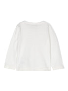 Cardigan per neonata Bonpoint bianco con logo ricamato PEBDA2557CA 102 BONPOINT 