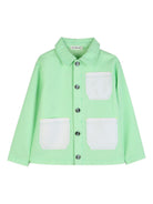 Blazer per bambino Billieblush verde con tasche sul davanti U21681 735 BILLIEBLUSH KIDS 