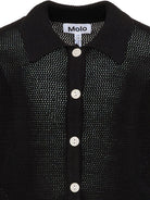 Maglione per bambino Molo nero con trama traforata 2S26K311 0099 MOLO KIDS 