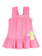 Abito per neonata Billieblush rosa con applicazione floreale U21788 499 BILLIEBLUSH KIDS 