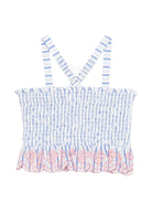 Top per bambina Louise Misha blu con design a righe GRI-S26-C0175 BLUE LOUISE MISHA 