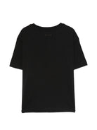 T-shirt per bambina MSGM Kids nero con applicazioni S6MSJGTH099 110 MSGM KIDS 