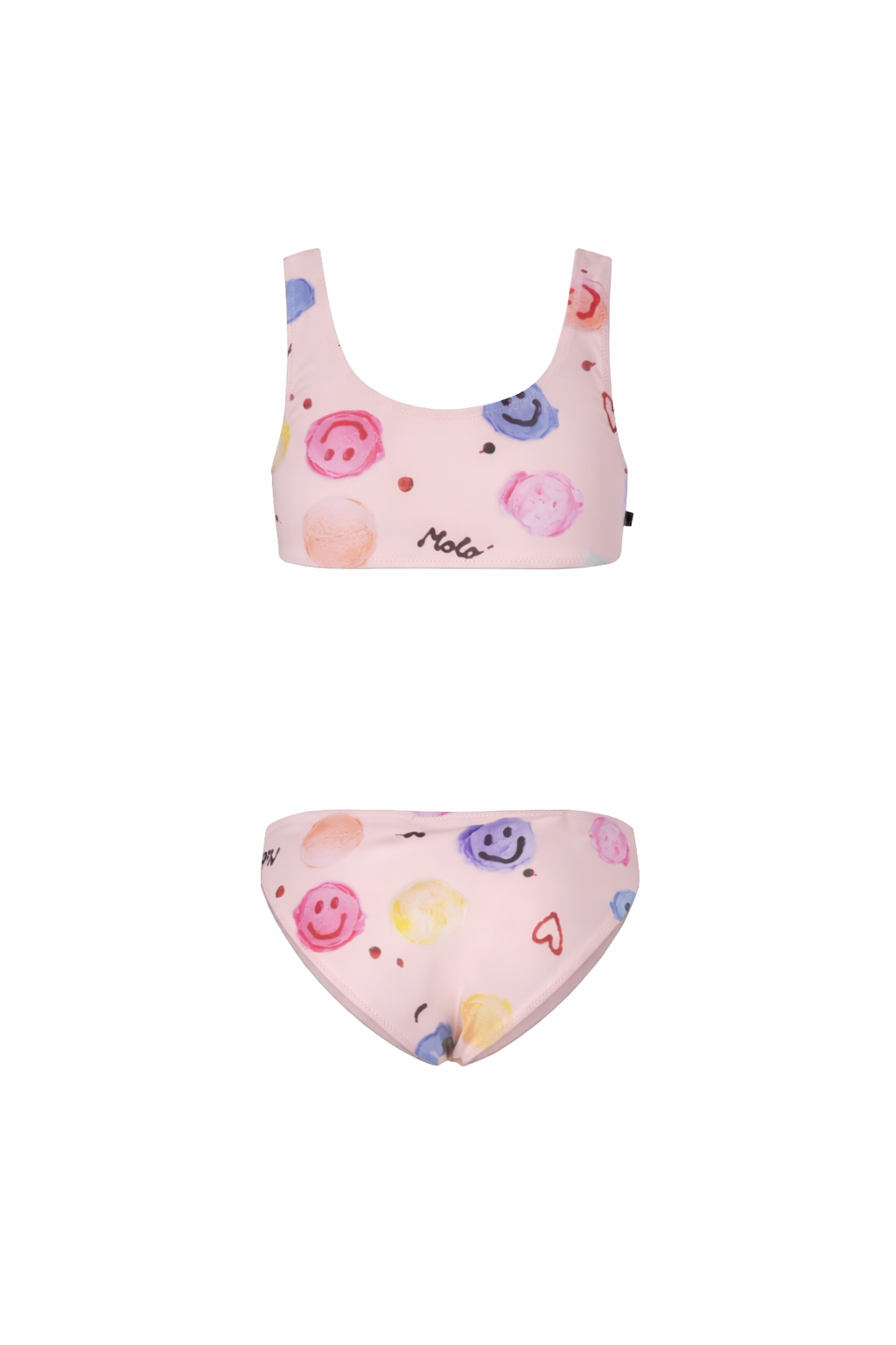Bikini per bambina Molo Kids bianco a scollo ampio 8S26P112 9502 MOLO KIDS 
