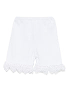 Shorts per neonata JESURUM BABY Cecilia bianco con rifinitura crochet CECILIA VAR.62 JESURUM KIDS 