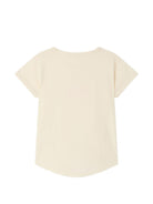 T-shirt per bambina Bonpoint crema con dettaglio ciliegia S06GTSK00021 103 BONPOINT KIDS 