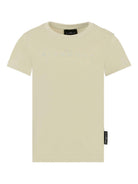 T-shirt per bambino John Richmond Junior beige con girocollo RBA25009TS GREY AGATE JOHN RICHMOND JUNIOR 
