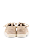 Mocassini da barca per bambino Bonpoint beige con lacci S06BSOL00002 060 BONPOINT KIDS 