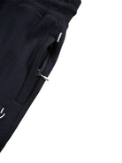 Pantaloni sportivi per bambino Molo Alvar nero con orli alle caviglie elasticizzati 6W25I202 0099 MOLO 