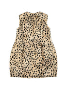Abito per bambina Elisabetta Franchi La Mia Bambina beige con stampa animalier EFAB6720RAE02 D464 ElISABETTA FRANCHI KIDS 