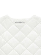 Giacca per bambina Monnalisa bianca con design trapuntato 17G100 7020 0001 MONNALISA KIDS 