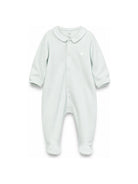 Tutina per neonati Petit Bateau Kids verde con colletto A0GAG 01 PETIT BATEAU KIDS 