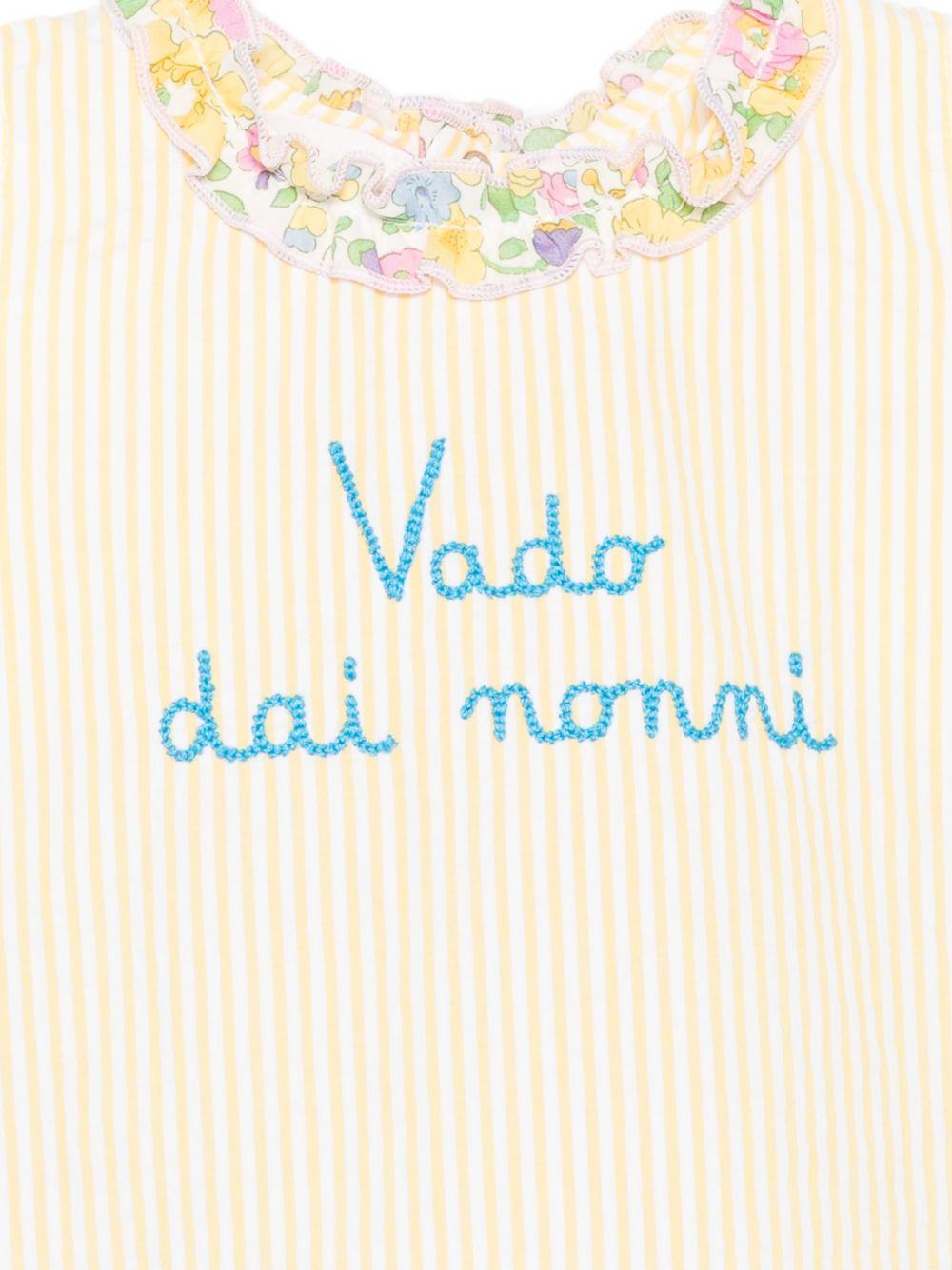 Abito Abbie per neonata MC2 Saint Barth Kids giallo con fantasia floreale ABB0002 03259L MC2 ST. BARTH KIDS 