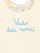 Abito Abbie per neonata MC2 Saint Barth Kids giallo con fantasia floreale ABB0002 03259L MC2 ST. BARTH KIDS 