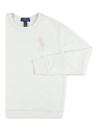 Felpa per bambino Polo Ralph Lauren Kids bianca con caratteristico motivo Polo Pony 322A12253 001 Ralph Lauren kids 