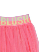 Gonna per bambina Billieblush rosa con banda logo U21865 499 BILLIEBLUSH KIDS 