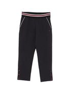 Pantatuta per bambina Emporio Armani kids blu scuro con fascia elastica EG000856 AF10126 UB118 EMPORIO ARMANI KIDS 
